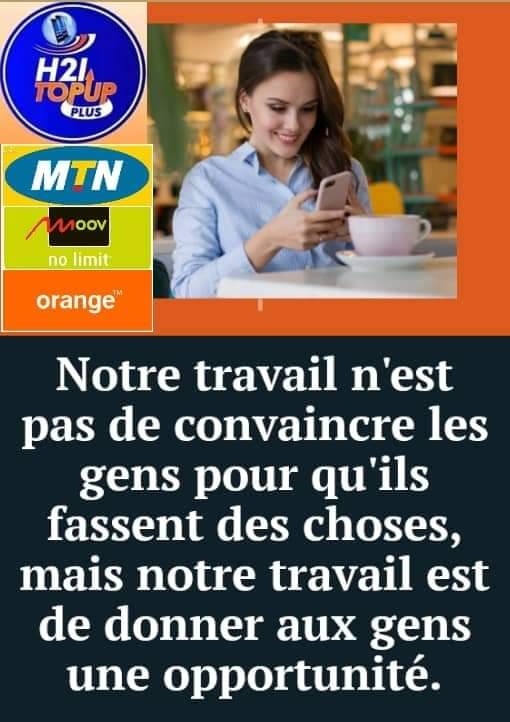 recharge d'unité a l'international